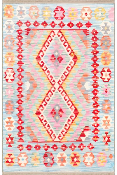 Rugs Modern Halı Multicolored Traditional Motif Patterned Vintage Decorative ...