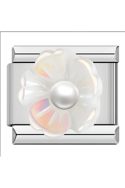 RoseCo00 Italian Steel Bracelet Charm