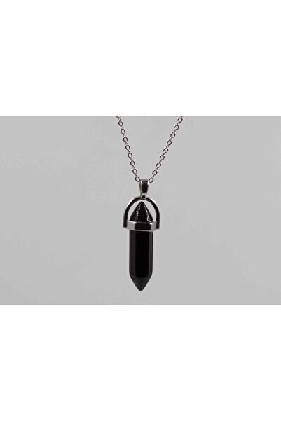 NehirTaş Sertifikalı Siyah Turmalin Taşı Doğaltaş Kolye