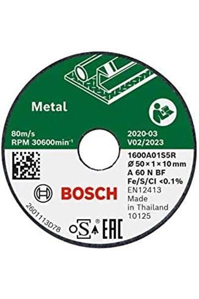 Bosch EASYCUT&GRIND Metal Kesme Taşı 50x1 mm 3 Parça