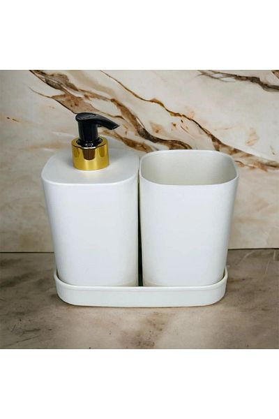 LEON LİFE White GOLD Series - Σετ Μπάνιου 3 τεμαχίων