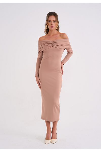 La Sarta Rochie din jerseu colorat cu bijuterii Bellagio pentru femei