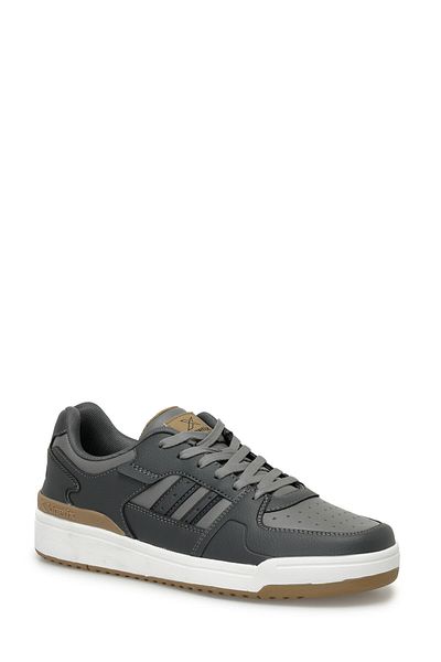 Kinetix Wilmo Pu Gray Comfort Sole Men's Sneakers