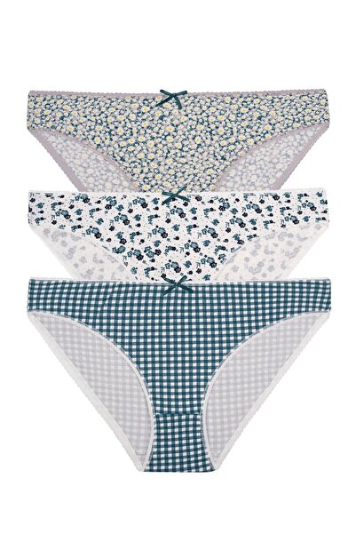 SUWEN Візерунчасті сережки з 3 частин