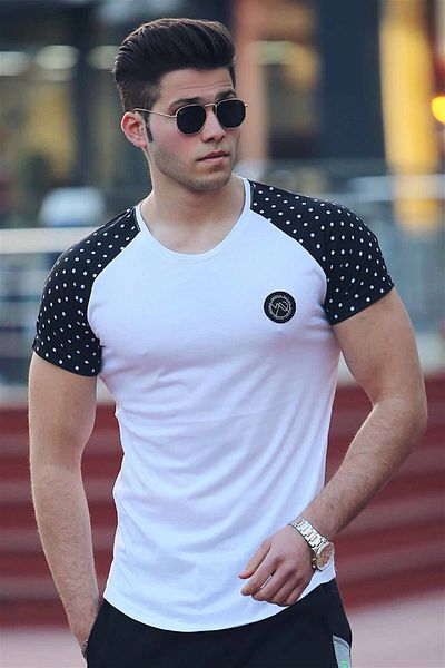 Madmext Basic White T-Shirt 3011