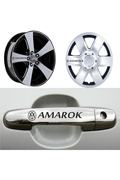 TSC Стикери за джанта на дръжките на вратите на Amarok (10 броя) Етикет стике...