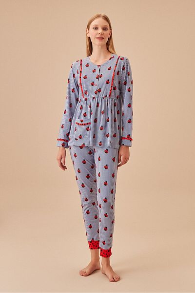 SUWEN Set de pijamale Lady Luck