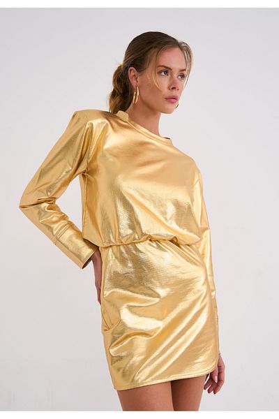 La Sarta Rochie de transpirație de damă Luna auriu