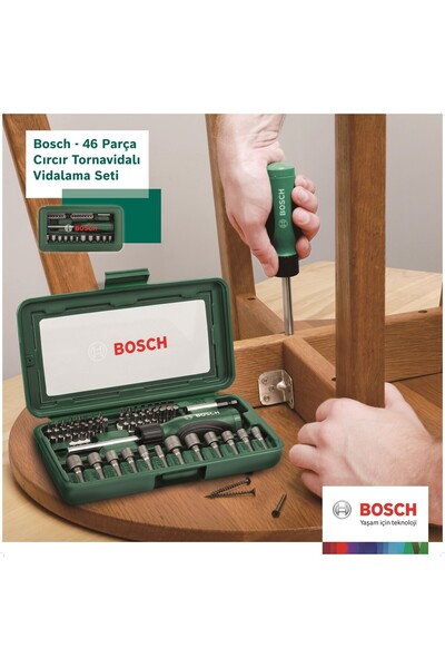 Bosch Tornavida Seti Cırcırlı Cırcır Fonksiyonlu Uc Seti Vidalama Lokma Ucu Seti Vidalama Tornavida
