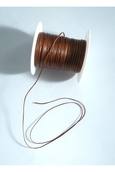 Eskişehir hobi sanat 50 μέτρα 1 mm κερωμένο σχοινί κανέλα καφέ χρώμα Στριφώνης δερμάτινο κολιέ ραπτικής Σχέδιο κοσμήματος Σχοινάκι βραχιολάκι