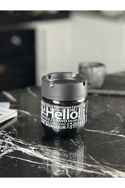 Eminem Hello' Patterned Glass Odorless Ashtray 425 Cc