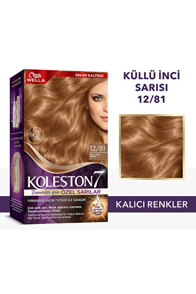 Wella Koleston Supreme Saç Boyası 12/81 Küllü İnci Sarısı