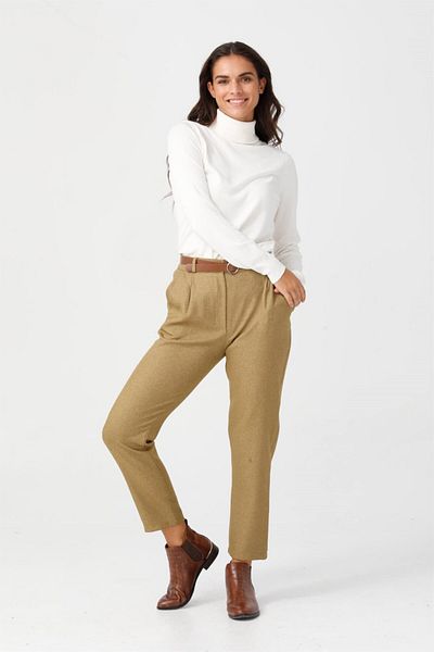 Esswaap Khaki Colored Trousers