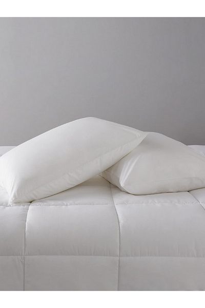 VESSİNOHOME Safir Series 2-Piece Silicone Filled Pillow 50x70 Cm 800 Gr Microfiber Fabric Antiallergic Anti-Sweat
