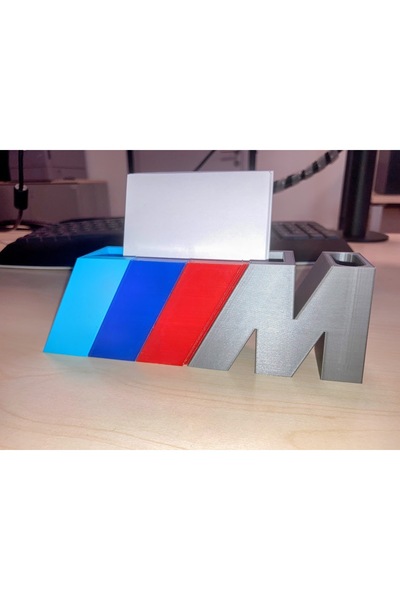 Owl Global حامل ورق العمل المكتبي وحامل القلم بشعار BMW M