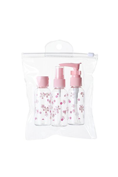 Miniso Sakura Serisi 3'lü Seyahat Şişe Seti