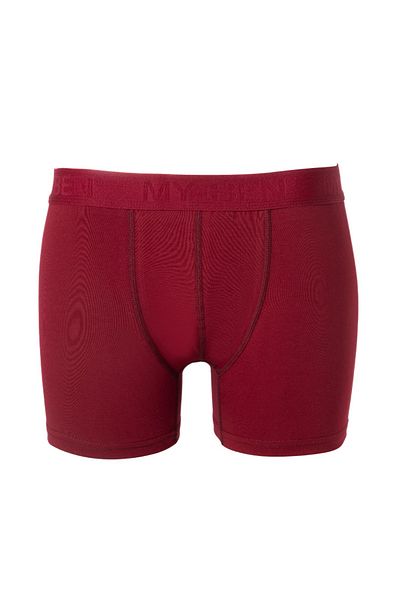 MyBen Burgundy Color Cotton and Lycra Premium Ultra Comfortable Full Lycra Compact Combed Cotton 5-Piece Boxer B-905