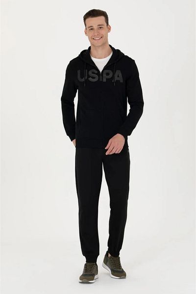 U.S. Polo Assn. BASE. Polo Assn. Men's Hooded Knitted Cardigan G081SZ082.000.1639014.VR046