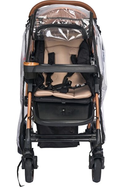 MorBebe Morport Ultra Luxury Zippered Baby Stroller Rain Cover [Compatible with All Baby Strollers]