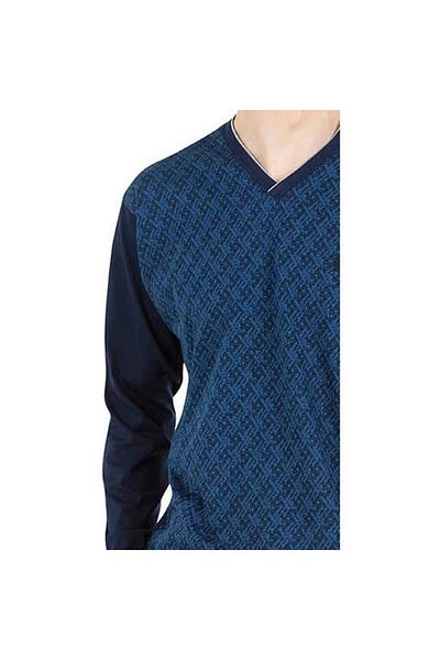 Pierre Cardin PİERRE CARDİN 6023 MEN'S JACQUARD PAJAMAS SET