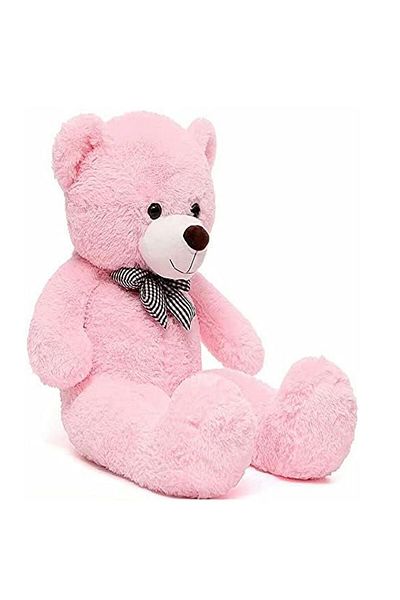 Solemia 80 cm Plush Bear with Bow Tie - Imported Fabric - Premium Collection Gift Bear (100% DOMESTIC)