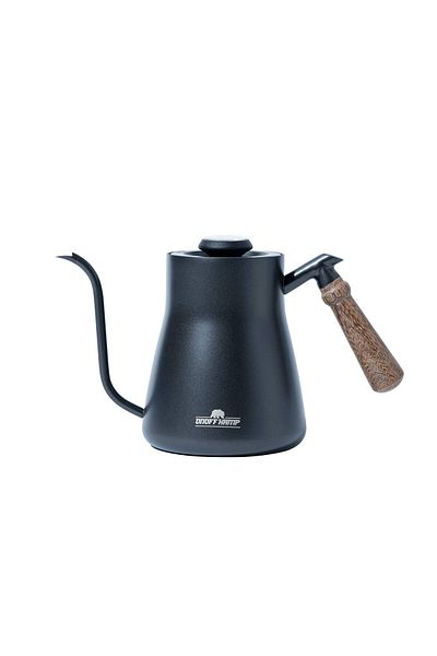 ON OFF KAMP Coffee Water Heater Dripper with Walnut Handle Thermometer 650ml