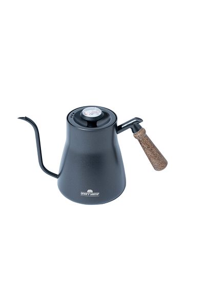 ON OFF KAMP Coffee Water Heater Dripper with Walnut Handle Thermometer 650ml