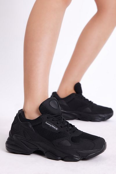 Tonny Black Unisex Schwarz Schwarz Sportschuhe Zhr