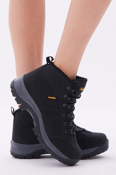 Tonny Black Unisex Μαύρες μπότες Trekking V2rts