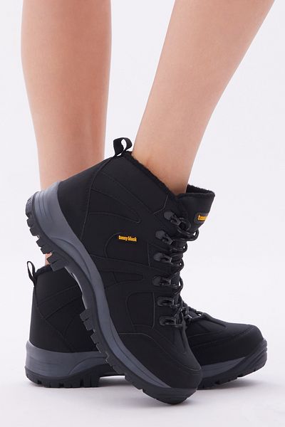 Tonny Black Unisex Black Trekking Boots V2rts