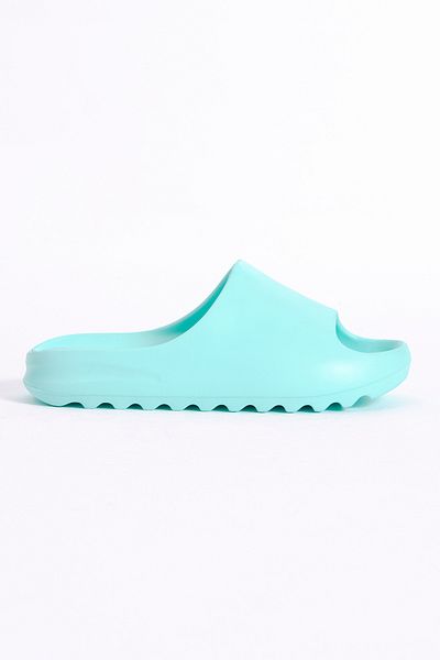 Tonny Black Papuci Eva Unisex Aqua Green Confortabil Model Plat Deschis Fata
