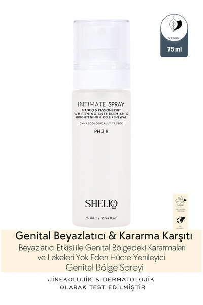 Sheliq cosmetique Genital Bölge Beyazlatıcı, Leke Ve Kararma Giderici 75 ml M...