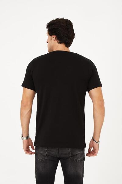 Rey Polo Front Piece Printed Crew Neck T-Shirt