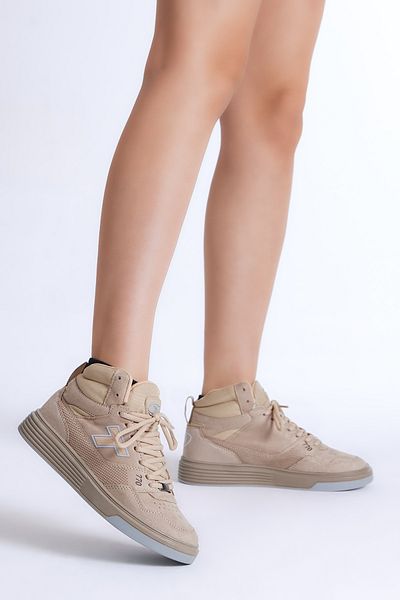 Tonny Black Unisex Beige Comfortable Fit Poly Sole Laced Long Sneaker