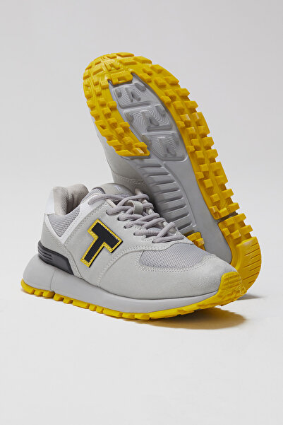 Tonny Black Unisex Šedé protiskluzové šněrovací tenisky Eva