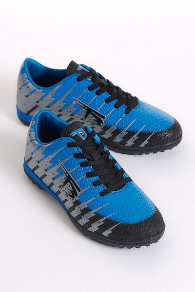 Tonny Black Unisex Sax Patterned Lace-Up Astroturf Shoes