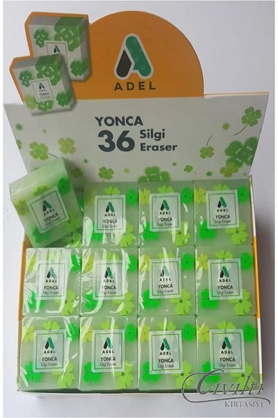 tüftürük Gumă de șters Adel Clover Pachet de 36 de gumă