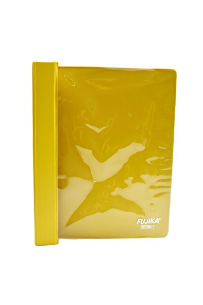 Fujika A4 Sarı 4 Halkalı Yarım Kapak Klasör FJ548-4