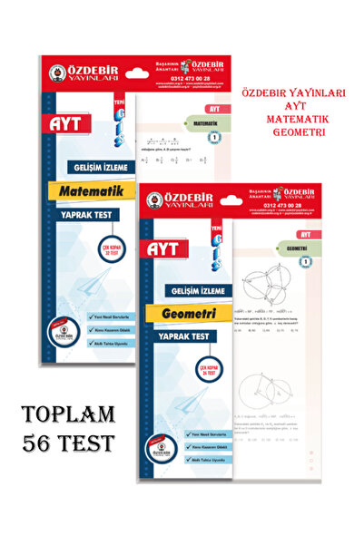 ÖZDEBİR YAYINEVİ Özdebir Yayınları AYT Matematik Geometri Yaprak Test Seti
