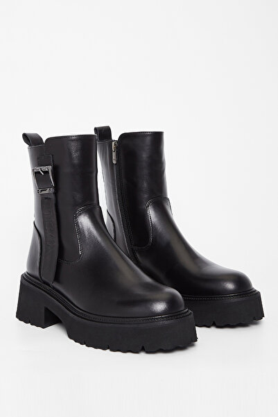 Tamer Tanca Kadın Hakiki Deri Casual Bot 33 4970 Bn Bot Sk23/24