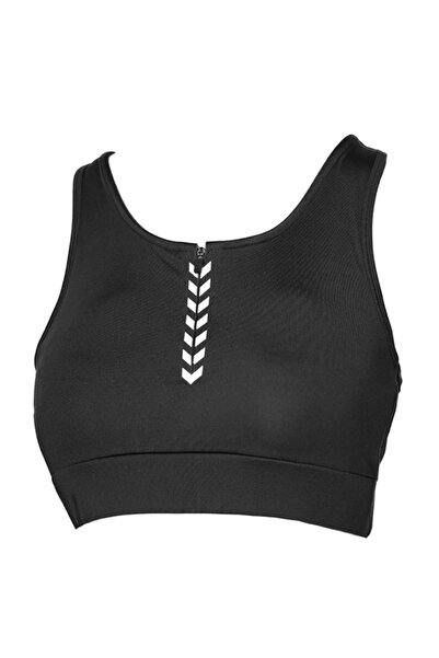 hummel Siyah Kadın Yuvarlak Yaka T-Shirt 911774-2001 HMLSHEWY BRA