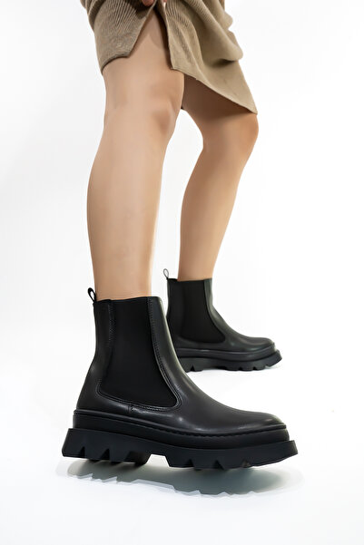 Shupe Kadın Siyah Cilt Bot