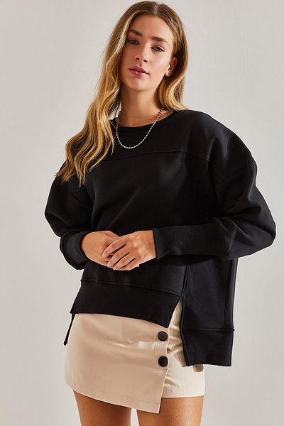 Bianco Lucci Dámská oversize mikina se třemi nitěmi