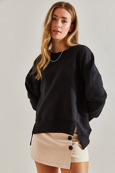 Bianco Lucci Dámská oversize mikina se třemi nitěmi