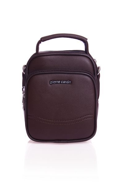Pierre Cardin 1416 Men's Handbag Shoulder Bag Crossbody Bag BROWN