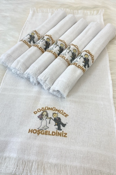 ZEYMERADE الزفاف العريس الختان قافلة سيارة منشفة زخرفة، 12 قطعة