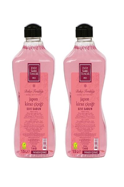 Eyüp Sabri Tuncer Liquid Soap Japanese Cherry Blossom 1.5 L X 2 Pieces