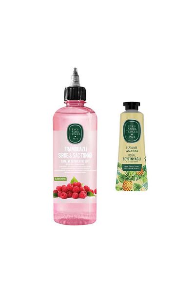 Eyüp Sabri Tuncer Raspberry Vinegar & Hair Tonic 500 Ml And Hawaiian Pineapple 50 Ml
