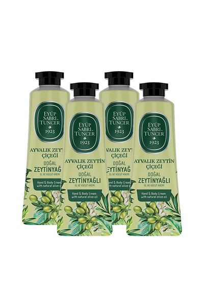 Eyüp Sabri Tuncer Ayvalık Olive Flower Cream - Hand and Body 50ml x 4