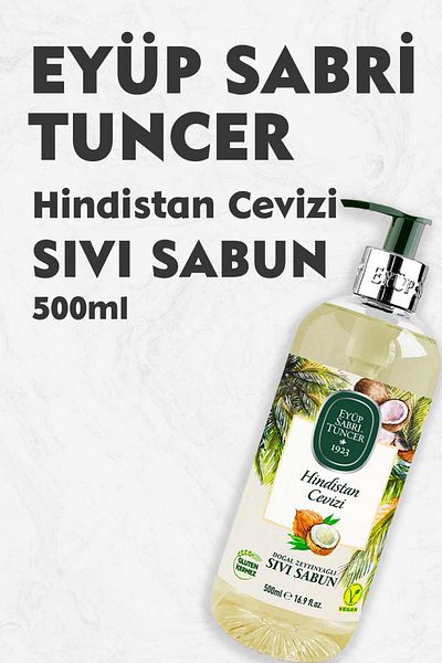 Eyüp Sabri Tuncer Coconut Natural Olive Oil Liquid Soap 500 ml
